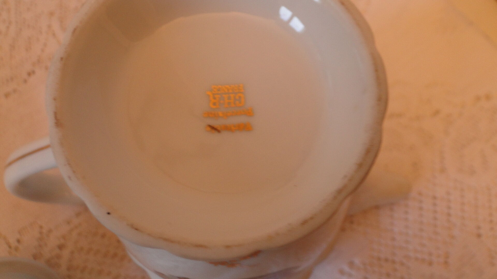Service a cafe porcelaine fine ch r France