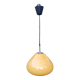 Suspension opaline vintage couleur moutarde