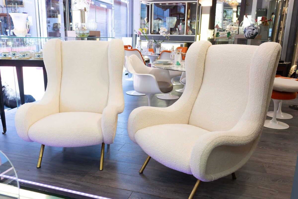 Pair of armchairs "Senior" by Marco Zanuso & Arflex