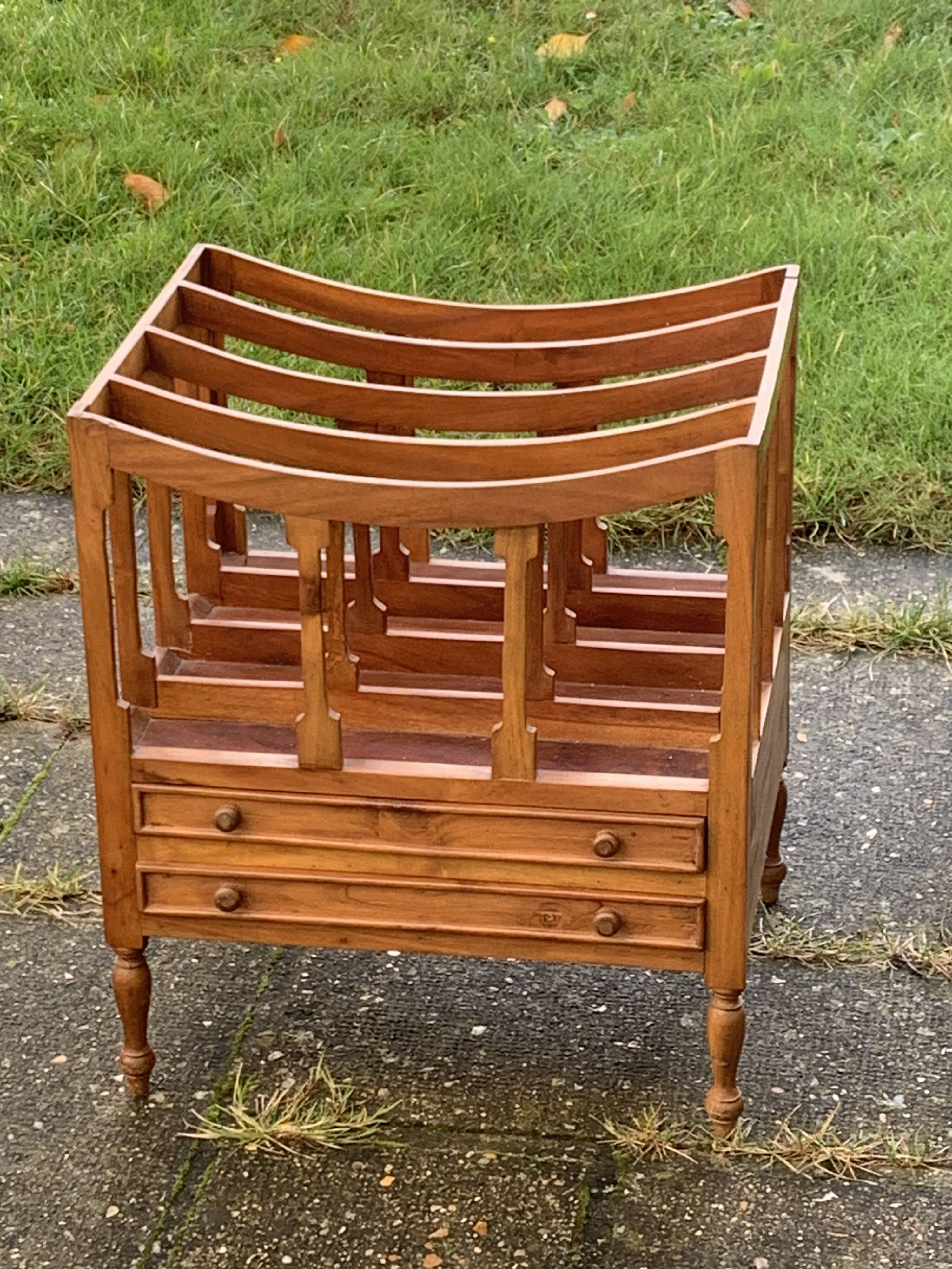 Music cabinet, antique sheet music cabinet, made up of 4 compartments with two wooden drawers,