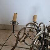 Pewter chandelier