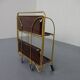 Vintage rosewood tea cart from Gerlinol, 1970s.