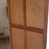 White parisian wardrobe in solid wood