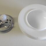 Opal globe ceiling or wall light by Clairopal - mid-20th century