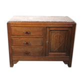Commode avec dessus en marbre