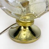Glass and brass globe lamp Wortmann & Filz 60s