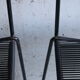 Set de 4 chaises noires Spaghetti Giandomenico Belotti