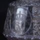 19th Century French Hand Blown Decanter with F letter engraved