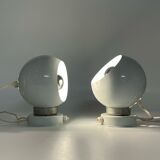 Set of 2 Eyeball wall lamps - Reggiani - 60s,  space age design desk lamp