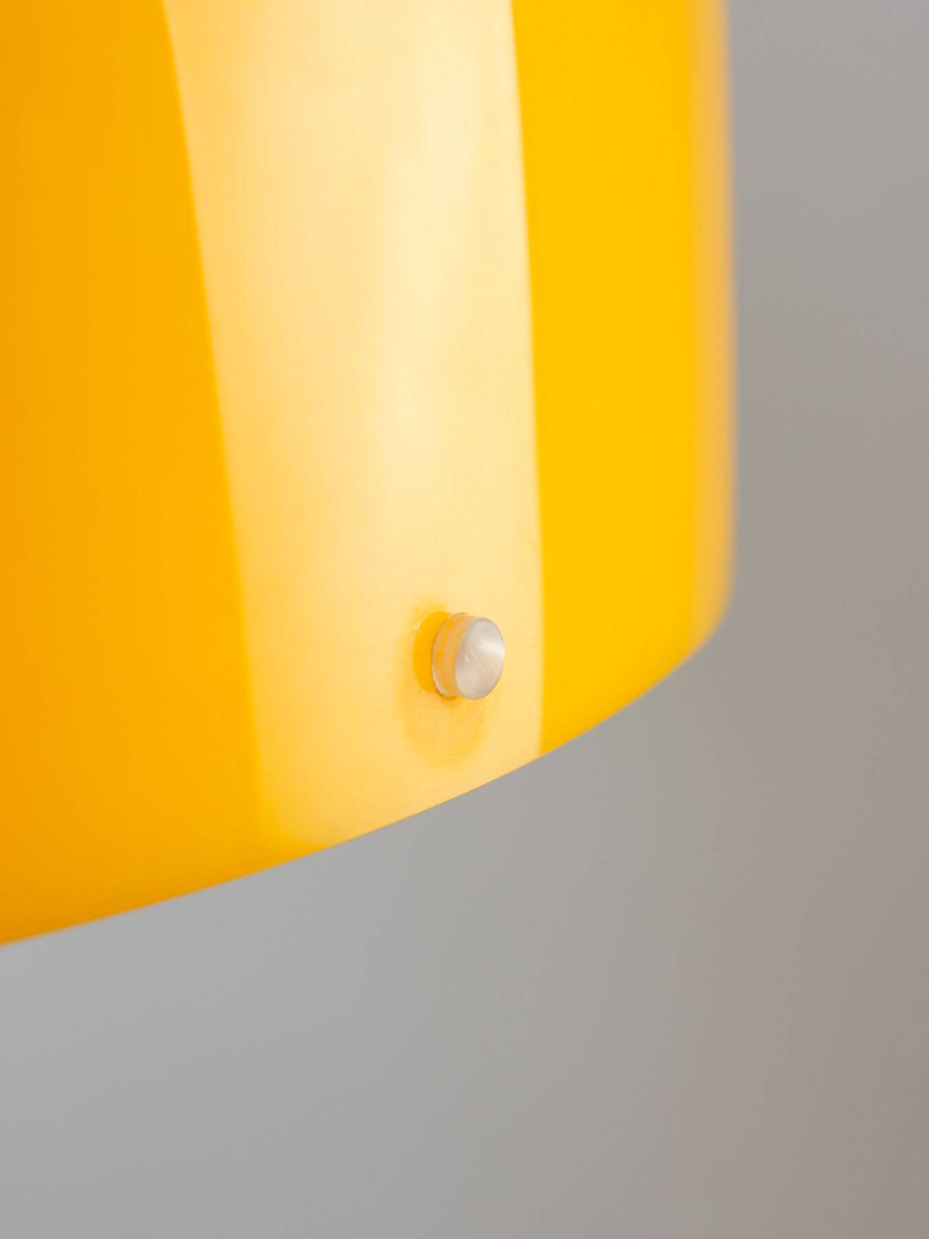 Space Age Yellow Pendant from Guzzini, 1970s