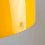 Space Age Yellow Pendant from Guzzini, 1970s