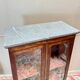Display cabinet forming a mahogany card index from the restoration period