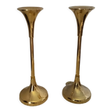 2 candle holders Scandinavian design Sweden Dalmas