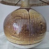 Lampe boule en céramique par Olivier Roy