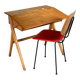 Bureau pupitre vintage pied compas portique