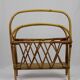 Rattan magazine holder