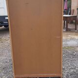 Furniture with wooden curtains