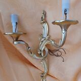 Wall lamp in bronze dora style louis xv