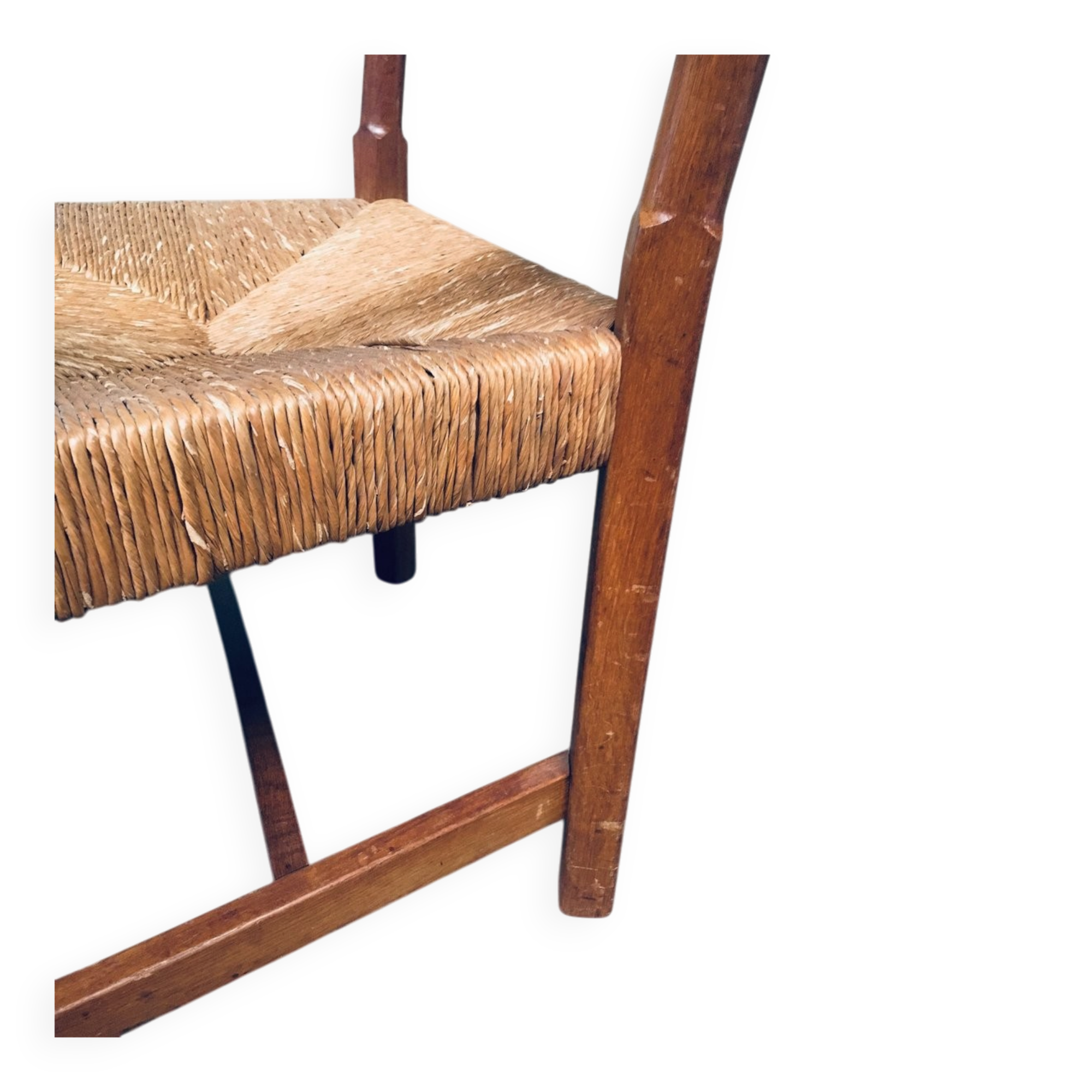 Large Italian Alps Rustic Carved Armchair, 1930s