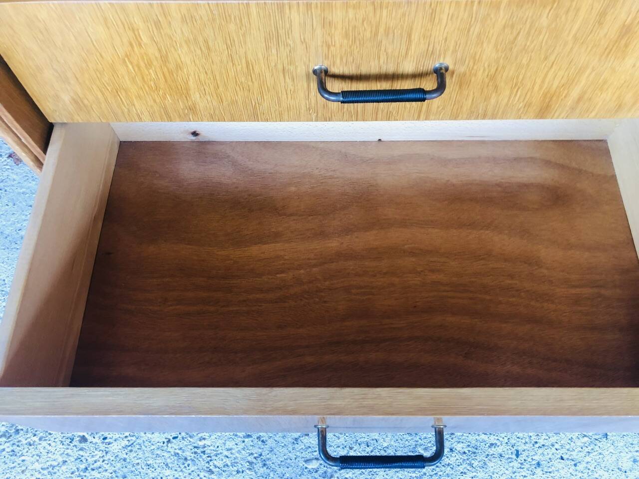 Vintage storage unit on compass legs by SAM Circa 50's/60's