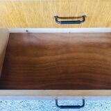 Vintage storage unit on compass legs by SAM Circa 50's/60's