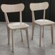 Series of 5 vintage chairs/antique bistro