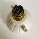 Art Deco lamp base in crackled ceramic