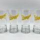 Vintage Schweppes glasses and saucers