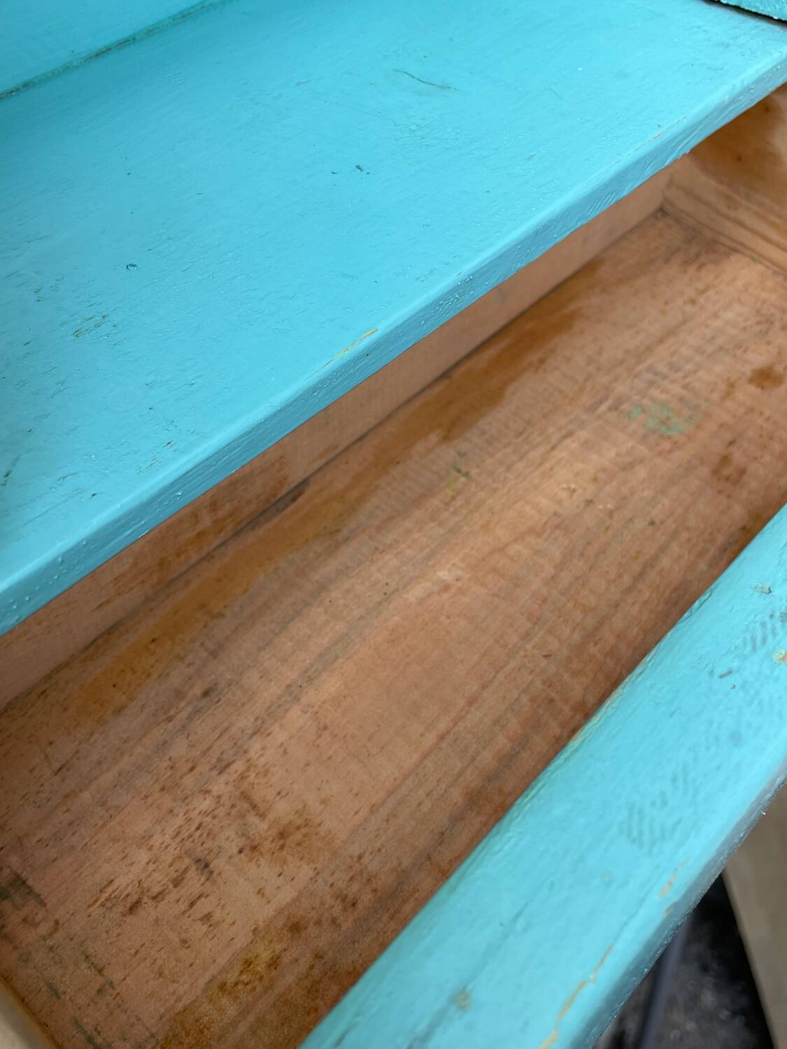 Old wall-mounted bathroom cabinet