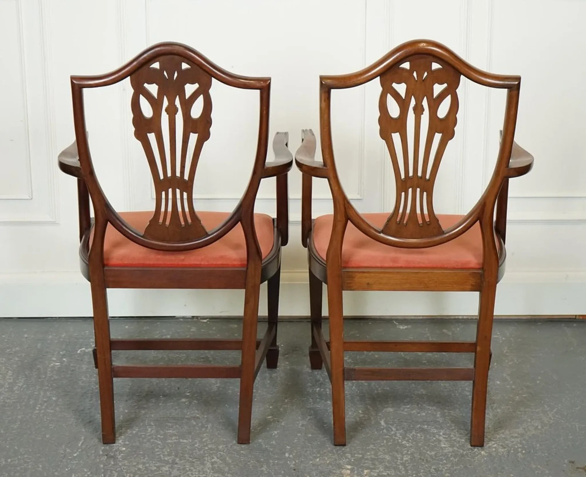 Victorian Hepplewhite Carver Chairs