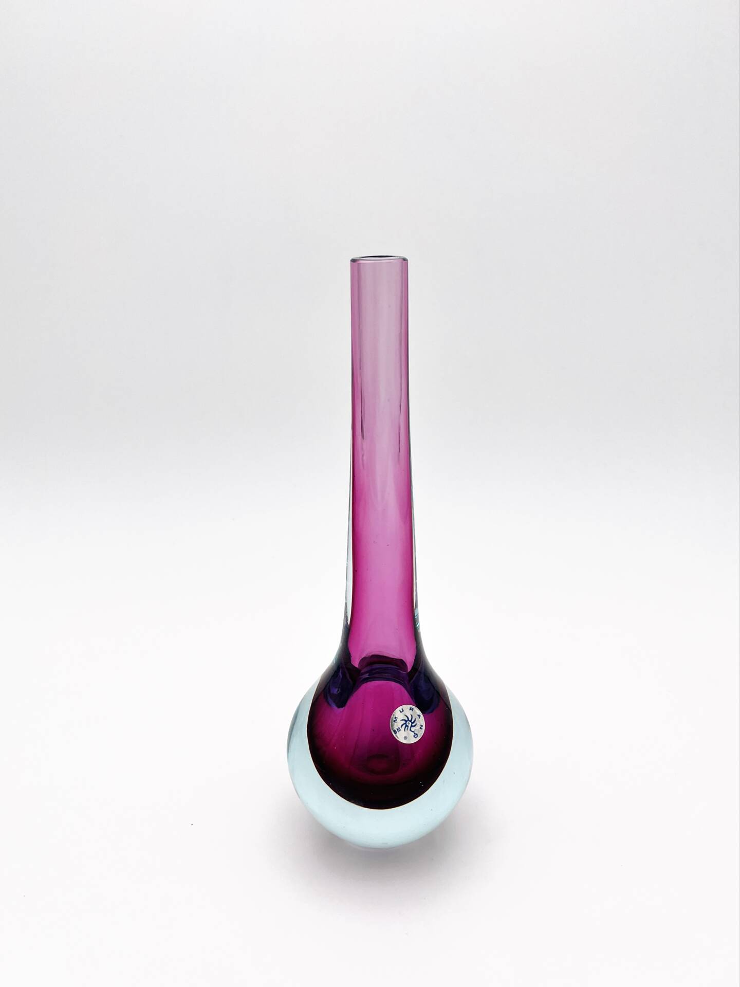Vase - Murano Sommerso - Ouraline Uranium Glass - Amethyst - 1960