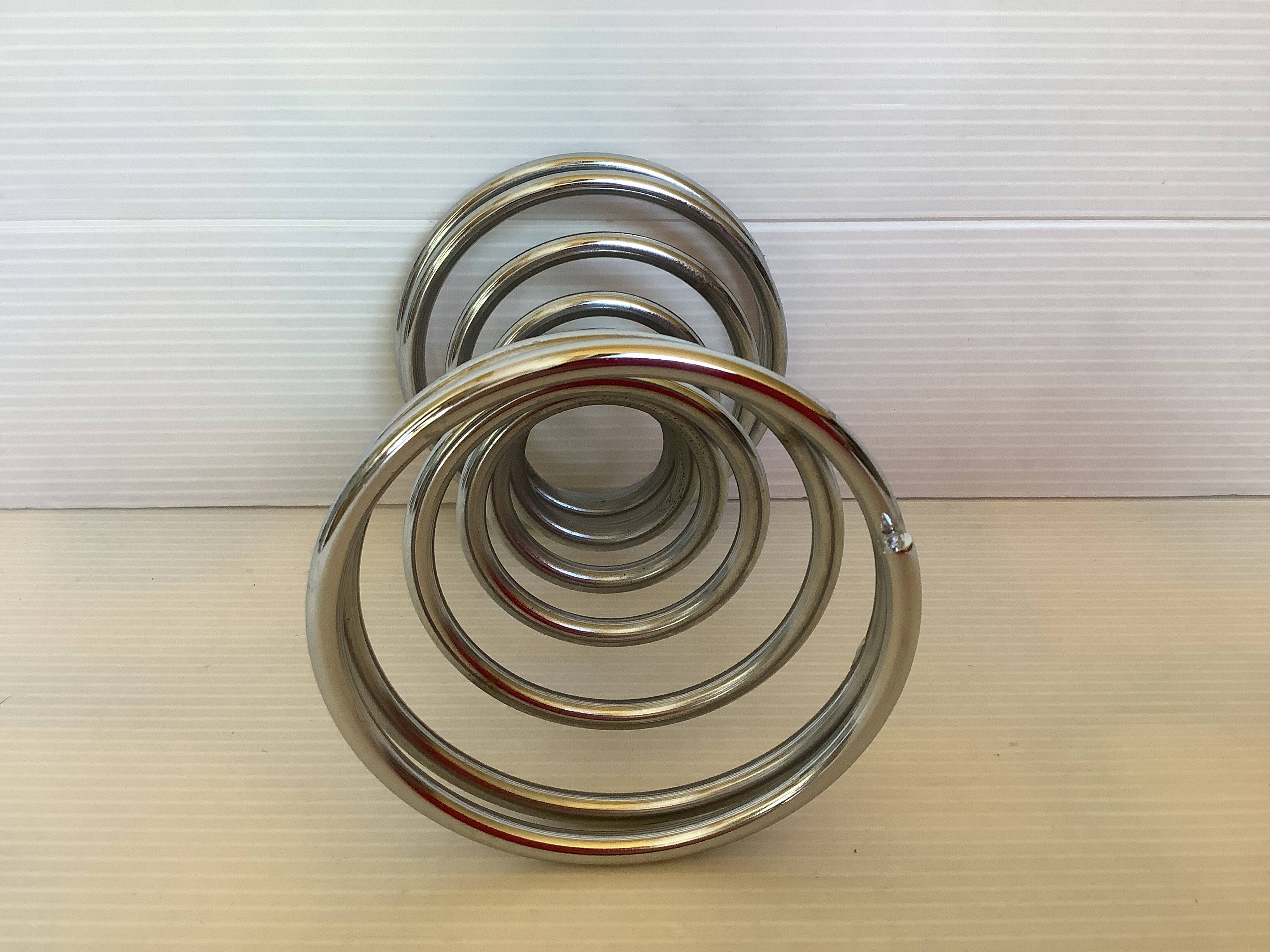 Grand coquetier œuf oie autruche ressort spirale