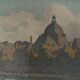 Lithograph by Henri Rivière, Parisian Landscapes, The Institute and the City