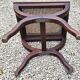 Cross-footed cane stool