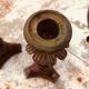 Lot de deux chandelier de table vintage