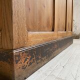 Early 20th century oak trade counter