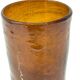 Vintage amber blown glass artisanal vase