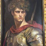 Oil painting by Mauro Maugliani (47 by 38.5).