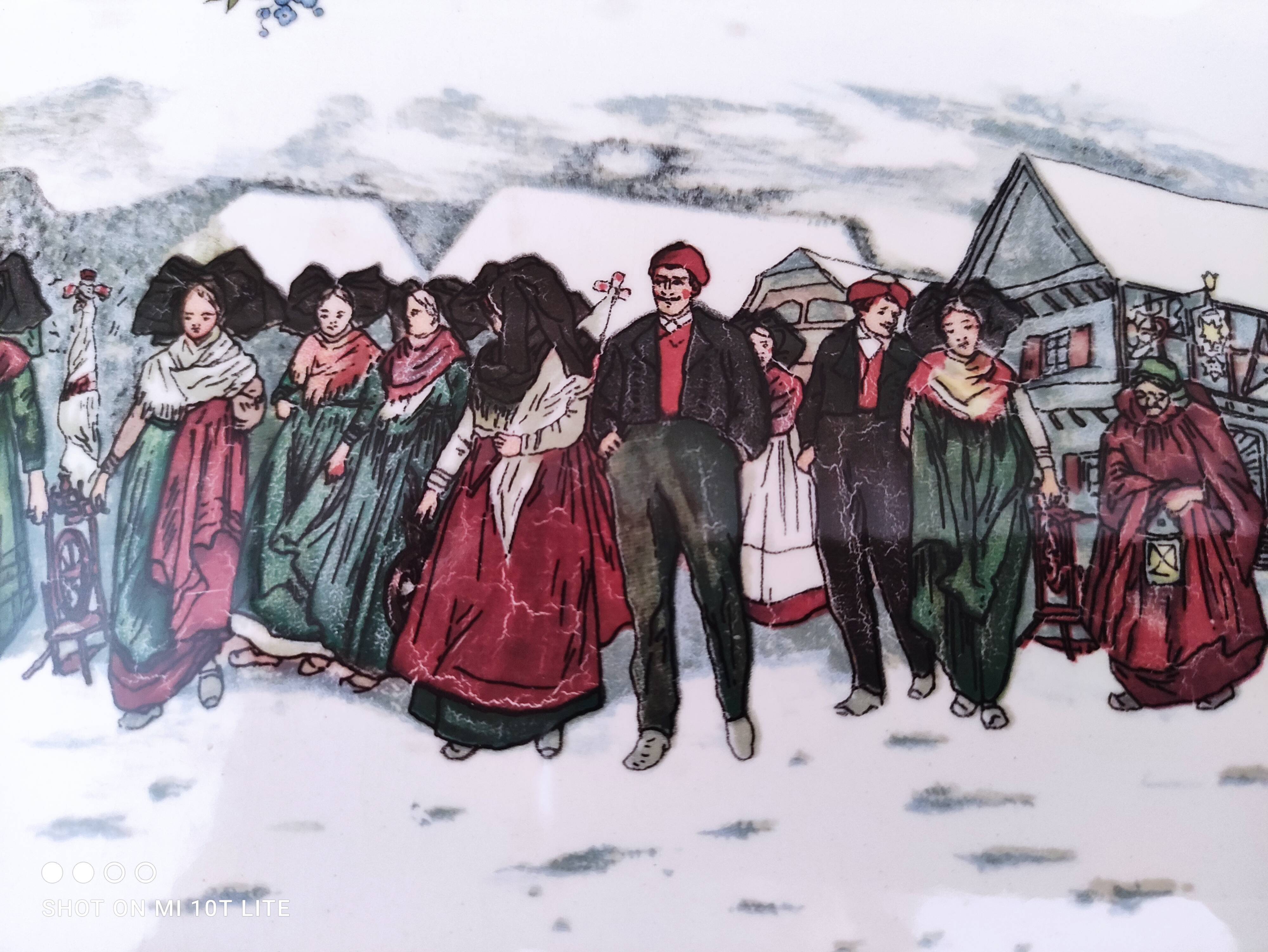 Cake dish Sarreguemines model Obernai