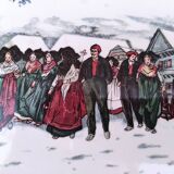 Cake dish Sarreguemines model Obernai