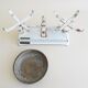 Antique kitchen scales from a record to five kilos, white beam scales with brass plates