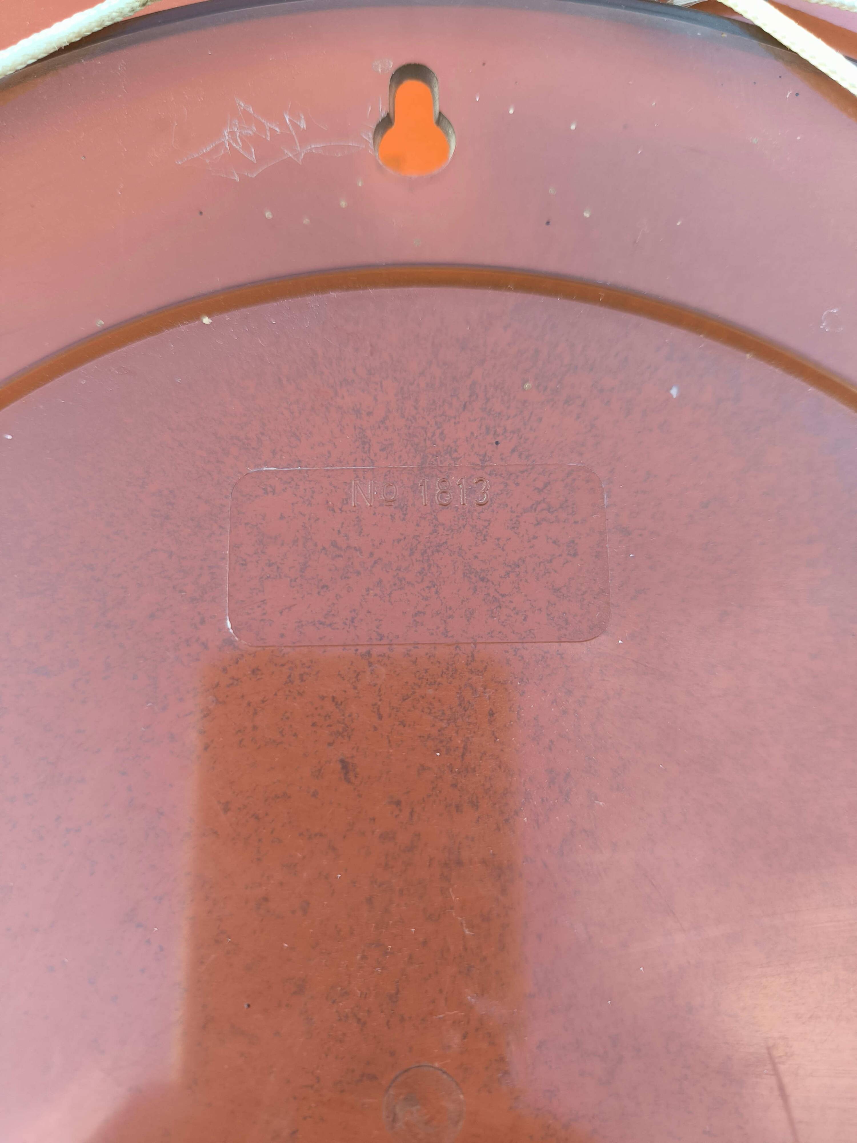 Vintage round mirror from the 70s