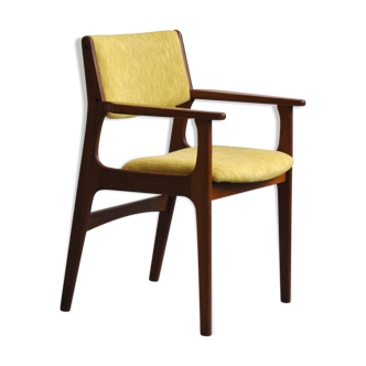 Vintage danish teak desk chair, 1970s