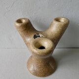 Ceramic chandelier organic form, Max Idlas, 60s