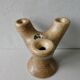 Ceramic chandelier organic form, Max Idlas, 60s