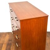 Vintage chest of drawers with gold handles