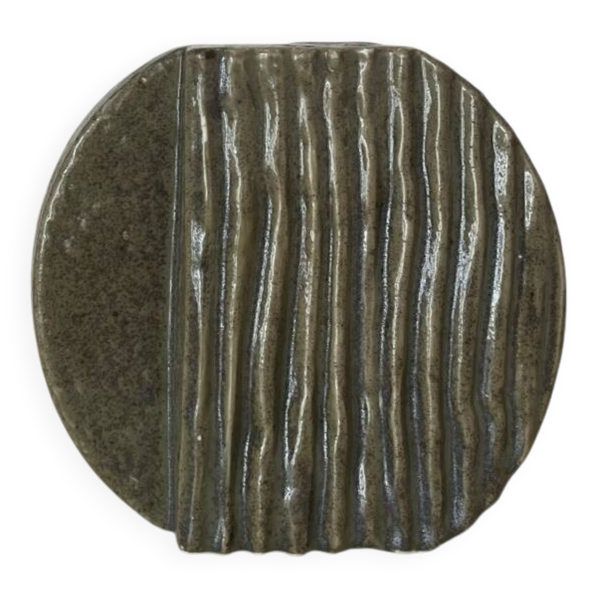 Handcrafted ceramic soliflore vase 1970