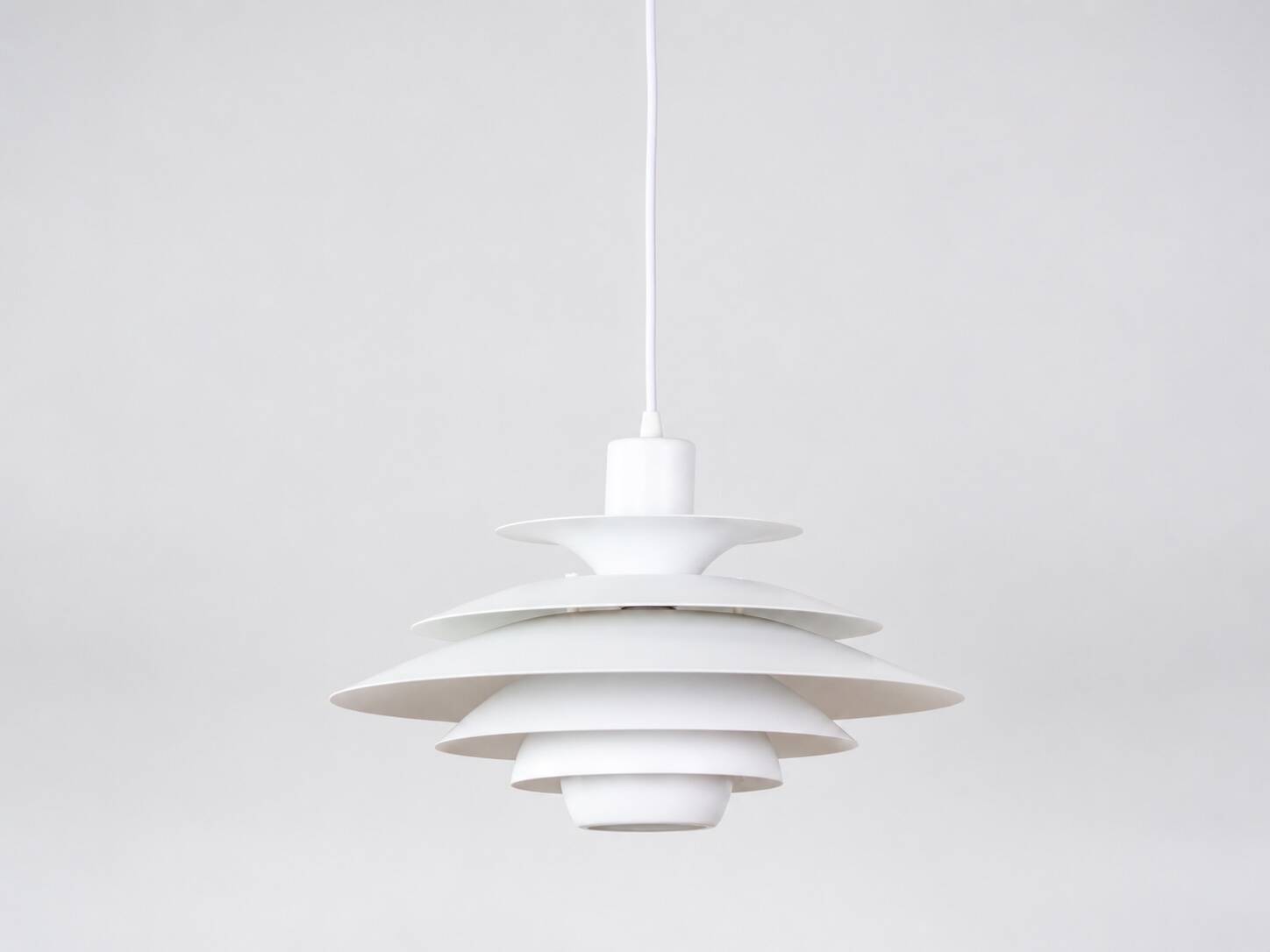 Danish vintage Verona pendant lamp by Kurt Wiborg, Jeka, 1980s