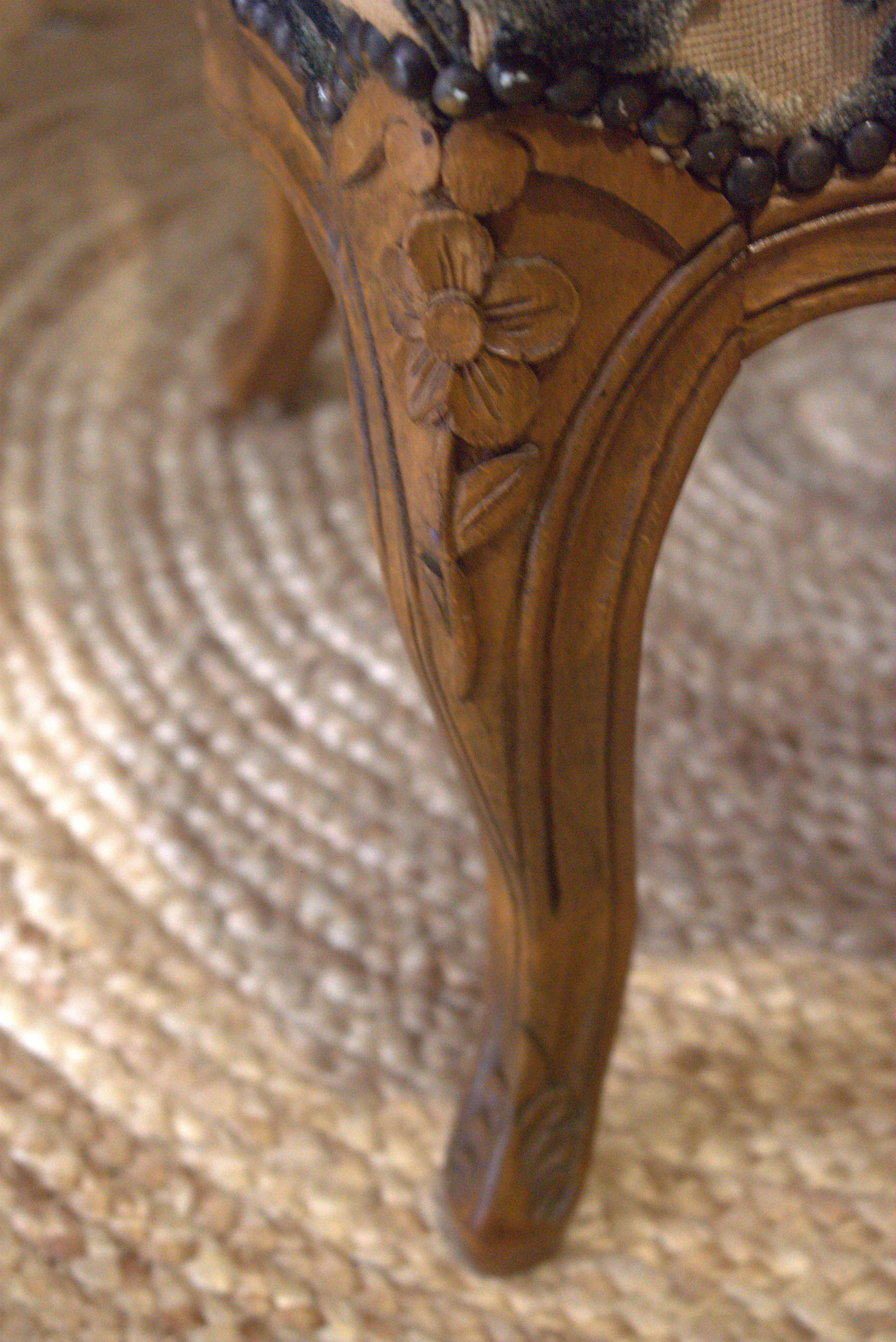 Pair of Louis XV style chairs