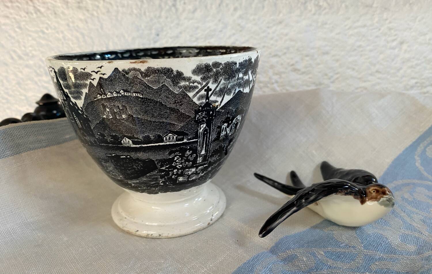 English earthenware cup 19th century